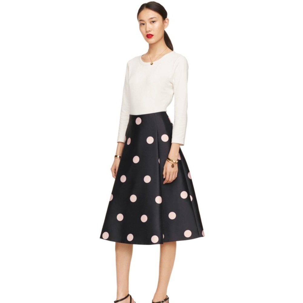 Kate Spade polka dot spotlight skirt